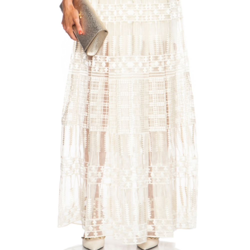 Sass & Bide The Stand Alone Lace Dress Ivory 40 - Picture 4 of 4